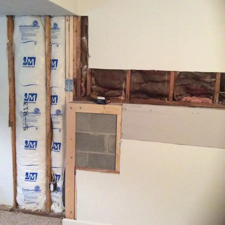 Wall insulation replacement during Structural Drying in Jacksonville